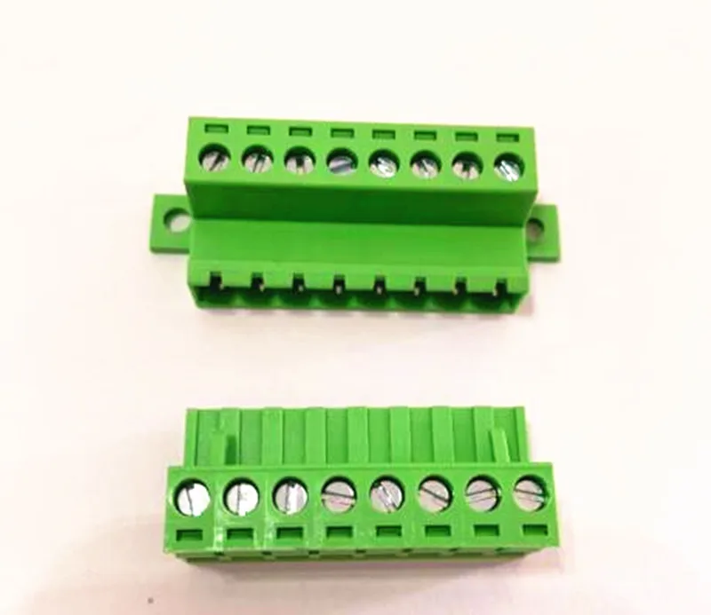 

15sets 2p/3p/4p/5P/6P/7P/8P/9P-16p Fixed chassis panel backplane Solder-free docking 2EDGRK 5.08mm plug terminal block 2EDG5.08