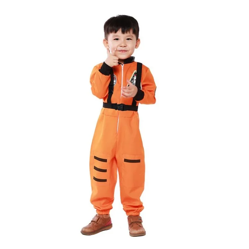 Дети астронавт костюм мальчиков красивый комбинезон космонавта Хэллоуин нарядное платье наряд в Карнавал-маскарад Вечерние производительность