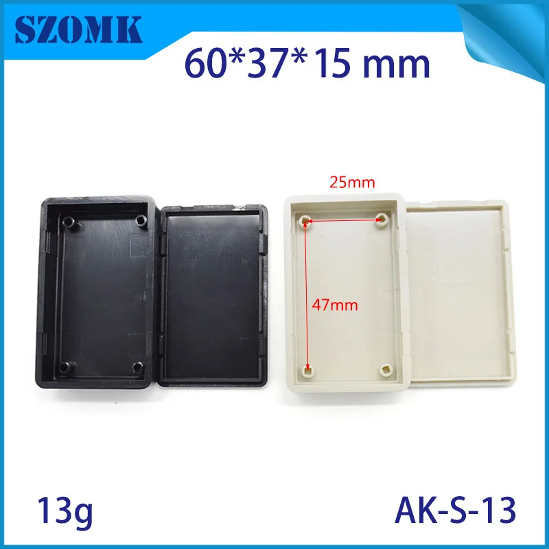 plastic enclosure for electronics control box szomk diy enclosure junction box plastic housing small abs instrument enclosure distribution box black plastic box enclosure electronics case (9)