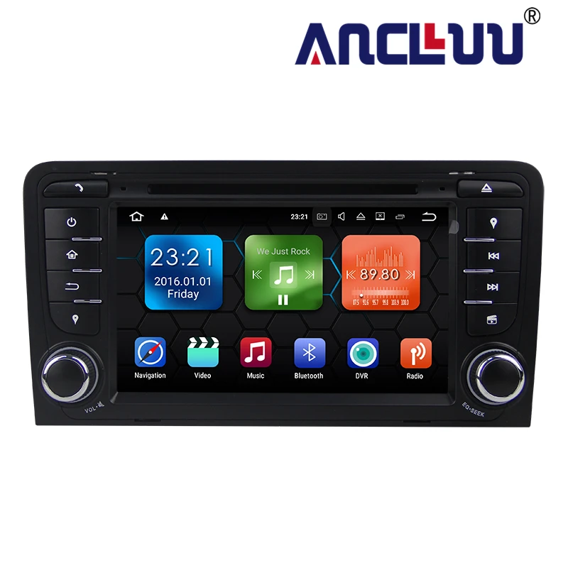 7 "Android 8,1 2G Оперативная память dvd-плеер gps для Audi A3 S3 2003 2004-2010 2011 автомобилей Радио Стерео Передняя панель DVD плеер поддержка 4G