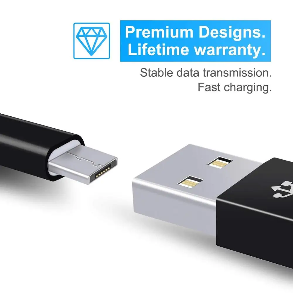 اضافية طويلة المصغّر usb كابل 5 M ل Victure كاميرا ، الأمازون الغيمة كاميرا ، يي كاميرا بشكل قبة ، Furbo الكلب ، dropcam ، WyzeCam ، Xbox ، PS4
