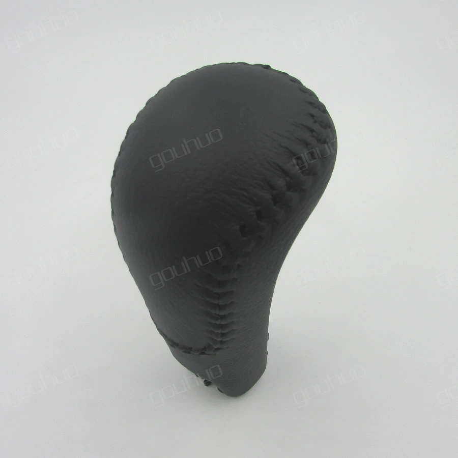 original shift lever knob gear stick shift knob real leather for Honda Fitin Gear Shift Knob