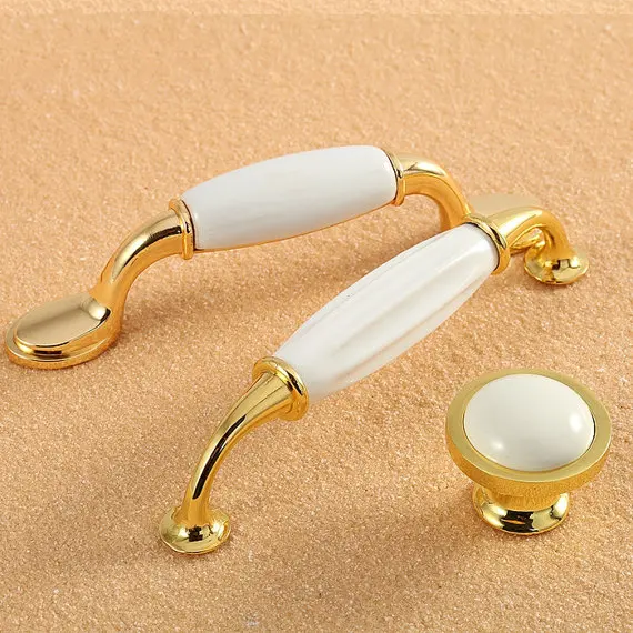 Special Price 3.75'' 5'' Dresser Pull Ceramic Drawer Pulls Knobs Handles Gold White Cabinet Knob Kitchen Furniture Handle Hardware Special Price 3.75'' 5'' Dresser Pull Ceramic Drawer Pulls Knobs Handles Gold White Cabinet Knob Kitchen Furniture Handle Hardware