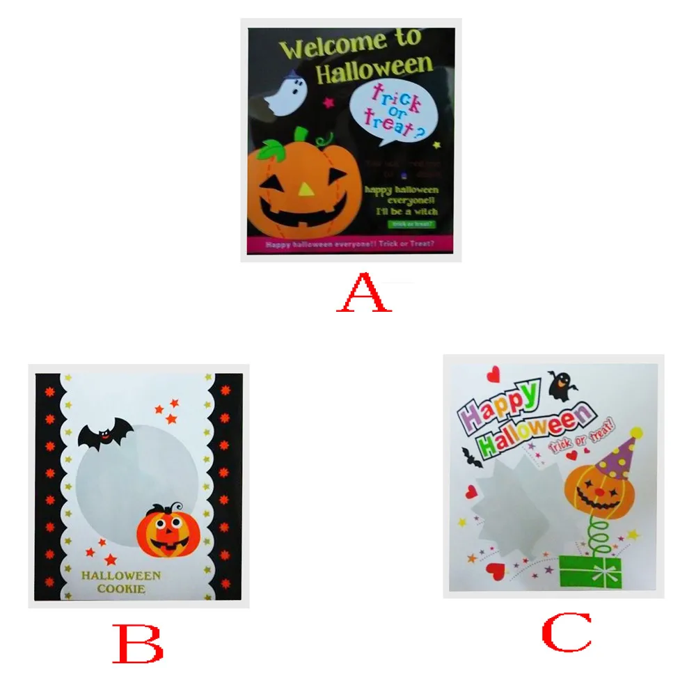 100 قطع سعيد هالوين الطفل الحلوى حقيبة وجبة خفيفة حزمة الأطفال المنزلية طفل حديقة المنزل الديكور الاطفال الحلوى أكياس الجملة A80 100 قطع سعيد هالوين الطفل الحلوى حقيبة وجبة خفيفة حزمة الأطفال المنزلية طفل حديقة المنزل الديكور الاطفال الحلوى أكياس الجملة A80