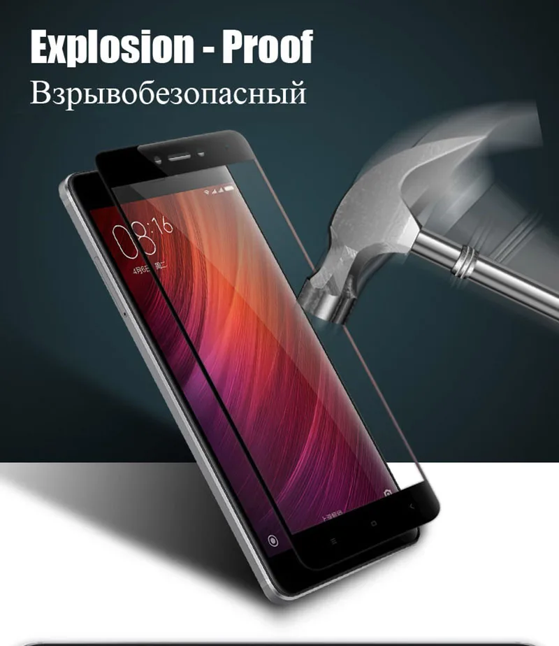 Tempered Glass For Xiaomi Redmi Note 4 4X Redmi 4 Pro Full Cover Screen Protector For Xiaomi Redmi Note 4 4X 4 Pro Glass Tomkas  (7)