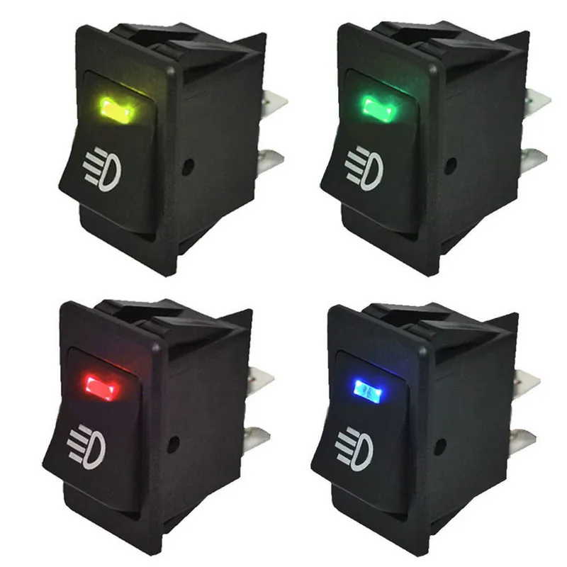 detail feedback questions about 4pcs blue green red yellow 12v 35a