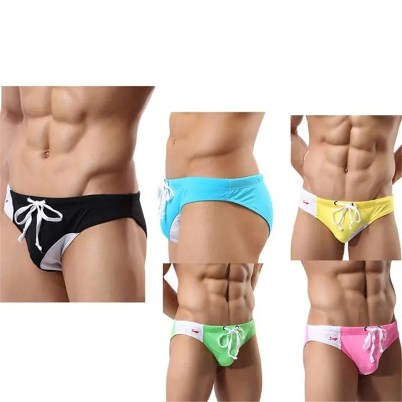 

Men's Sexy Bikini Thong Underwear Pouch Boxers Brief Men's Swimwear Briefs Boxers Shark Trunks Swimsuit