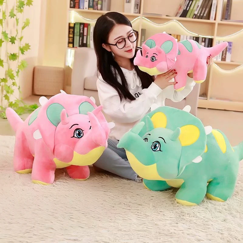 pink triceratops toy