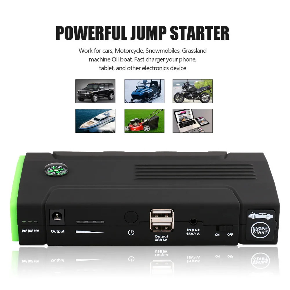 Pushidun Jump Start power Bank аварийный усилитель Jumper автомобильный аккумулятор 12 В в
