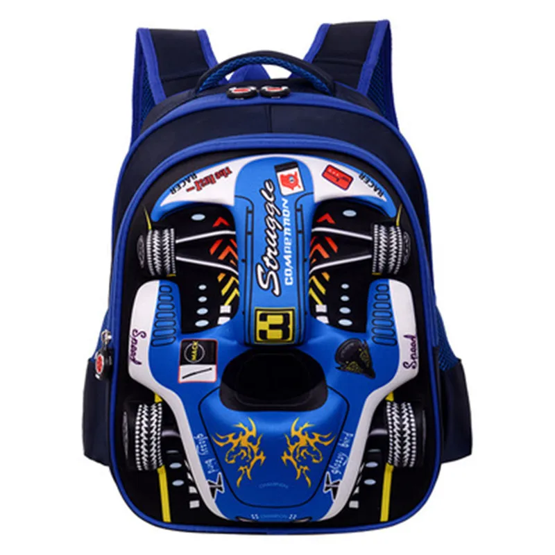 

Children School Bags Cartoon 3D Car Kids Bags Primary School Backpack For Boys Girls Backpack Schoolbags Mochila Infantil