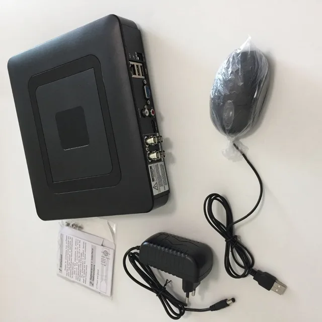 NEW 4 CH Channel H.264 Home Network 5 in 1 Mini CCTV 1080P HDMI AHD TVI CVI DVR ONVIF NVR P2P Security Video Recorder Systems