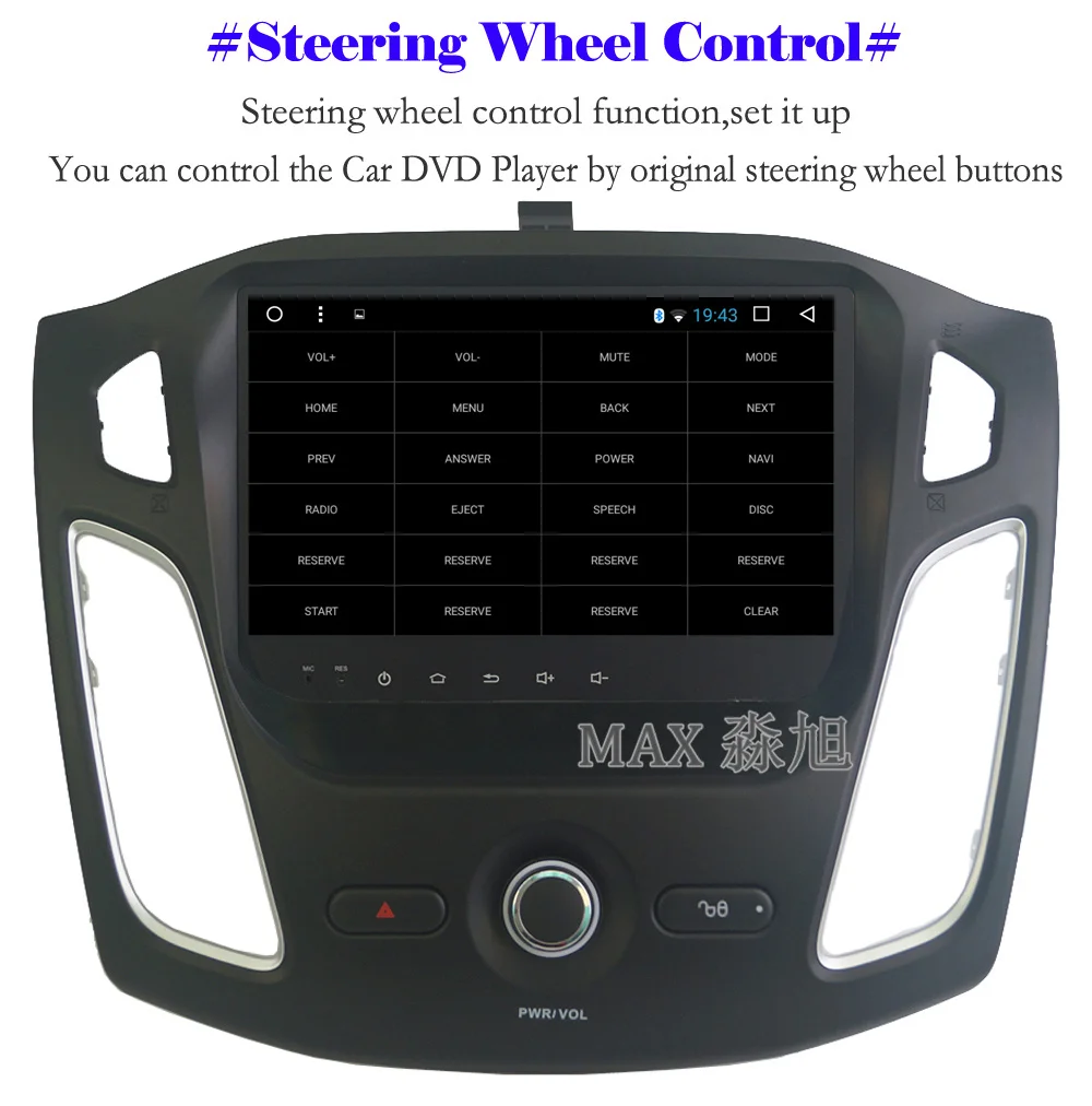 Best MAX 2G 32G Android 8.1 Car DVD Player for Ford Focus 3 2012 2013 2014 2015 Car Radio RDS Navigation System Map 4G WiFi SWC BT 11