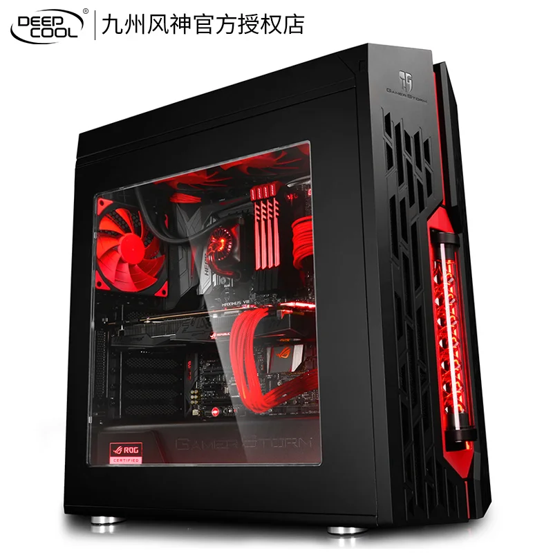 Корпус с водяным охлаждением DEEPCOOL virus ATX встроенный боковой Чехол с водяным охлаждением+ 360 радиатор с водяным охлаждением