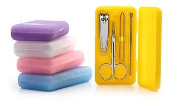 

4 pcs/set nail tools sets & kits nails clipper Kit /manicure set/Clippers & Trimmers/pedicure Scissor six colors available