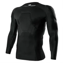 Плотная рубашка для мужчин и детей, плотная губчатая рубашка с длинными рукавами, футбольные Вратарские футболки для студентов, защитные ткани для футбола