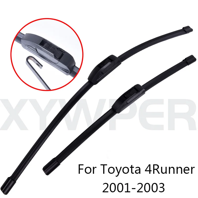 Щекта стеклоочистителя для автомобилей для Toyota 4runner 2001 2002 2003 2004 2005 2006 2007- стеклоочиститель аксессуаров для автомобилей - Цвет: Красный