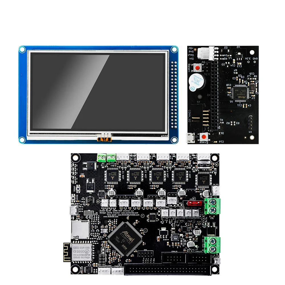 Duet 2 материнская плата с Wifi клонированная прошивка Reprap мощная 32 битная Duet2 + 4 3