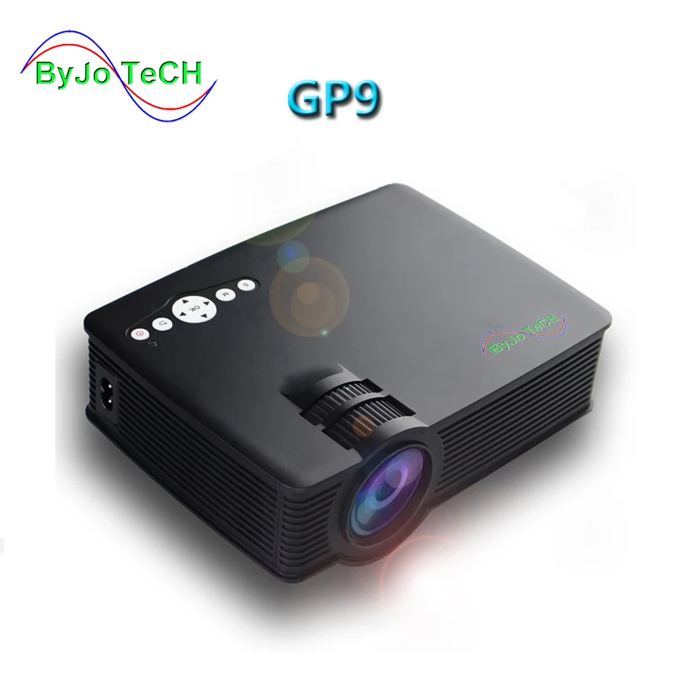ByJoTeCH GP-9 Projector Mini LED projector Full HD Portable Home theater projector LCD Video proyector HDMI GP9 ByJoTeCH GP-9 Projector Mini LED projector Full HD Portable Home theater projector LCD Video proyector HDMI GP9