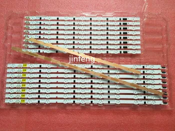 

(New Kit)18 PCS/set LED backlight strip for Samsung TV UN50F6400AF 2013SVS50F R 7 L9 D2GE-500SCB-R3 D2GE-500SCA-R3 T500HVF02.1