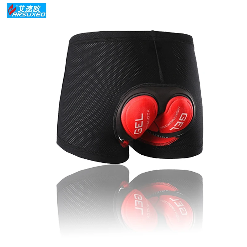 

ARSUXEO Cycling Underwear MTB Mountain Bike Shorts Men and women downhill culotte 5D Gel Padded Compression cycling shorts