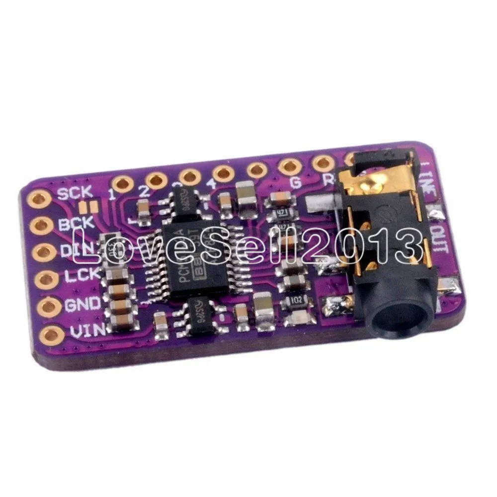 Декодер интерфейса PCM5102 DAC I2S звуковая карта цифровая аудиосистема модуль
