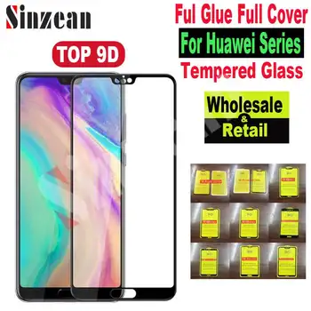 

100pcs 9D For Huawei P Smart Plus 2019/P Smart Z/NOVA 5T/Honor 30 lite/V30/Honor 20 Pro/NOVA 6SE 2.5D Full Glue Tempered Glass
