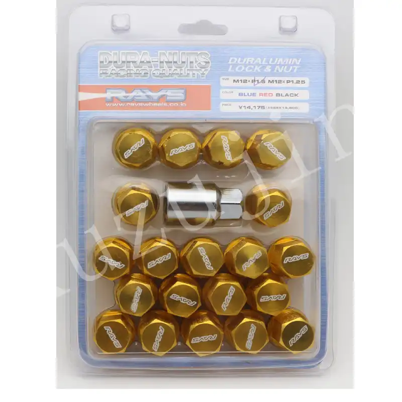 Alloy Aluminum Wheel Lock Nuts Racing Lug Nuts Length 35MM 12x1.5//1.25 XC-LN001 Color Name: Gold, Specifications: M12x1.5