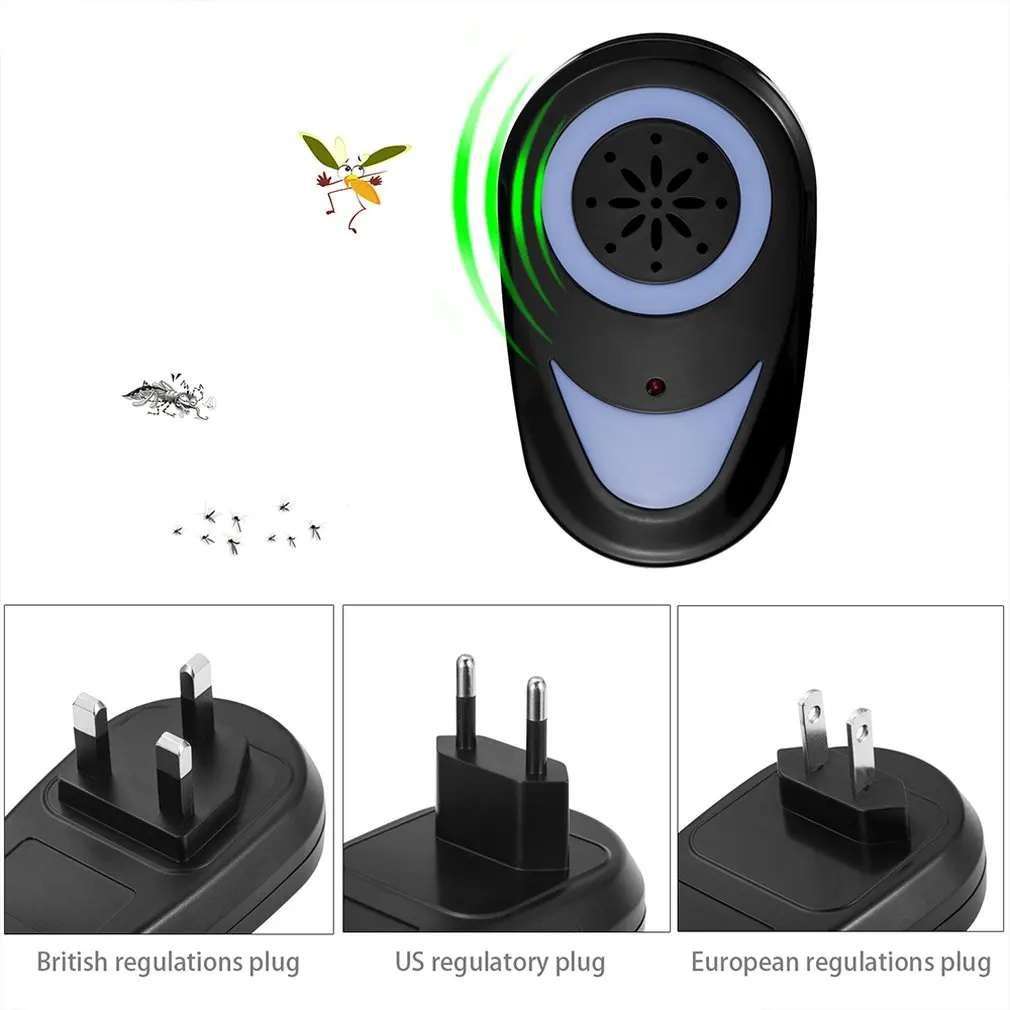 

Multifunctional Night Light Electronic Insect Repellent Device Ultrasonic Mouse Cockroach Repellent Eco-Friendly