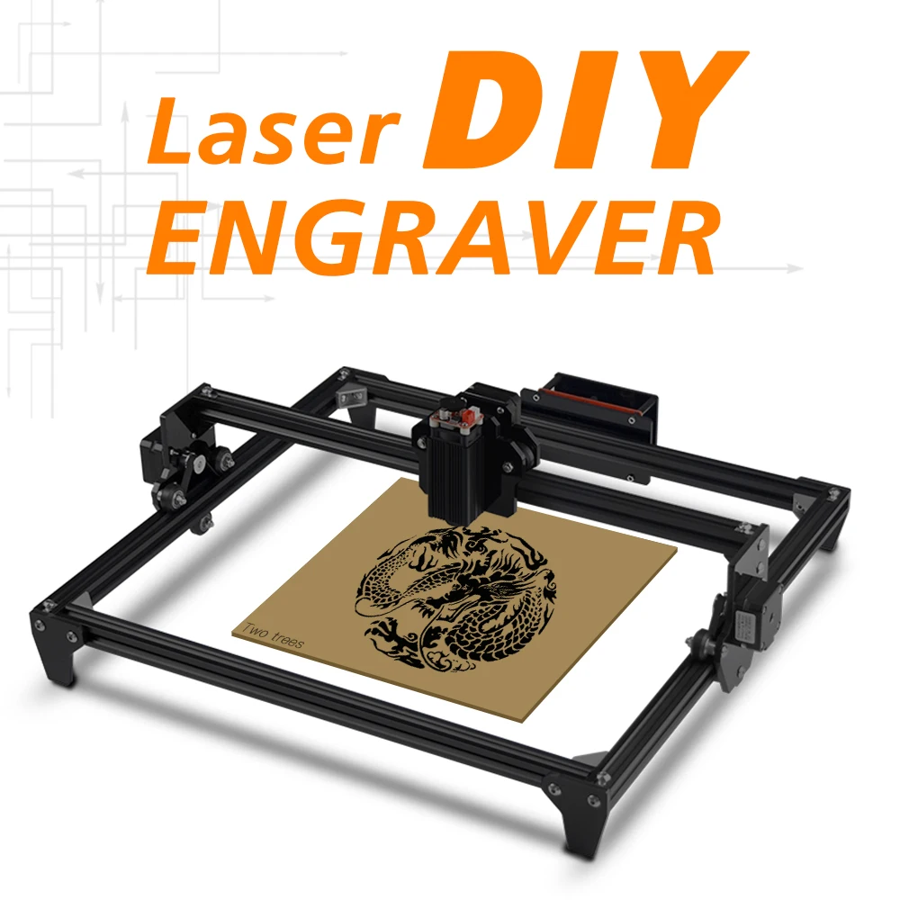 

30*40cm Mini 2500MW CNC Laser Engraving Machine 2Axis DIY Engraver Desktop Wood Router/Cutter/Printer + Laser Goggles