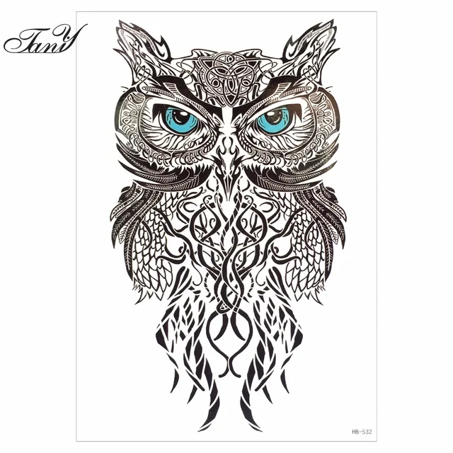 1 feuille coloré dessin tatouage temporaire femmes hommes corps art