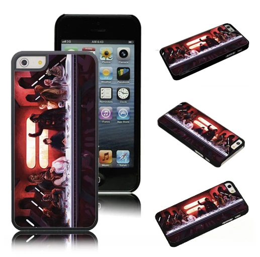 Fashion Star Wars Last Supper Parody Custom DIY Hard PC Durable Plastic Cover for Apple iPhone 4s 5s 5c Case Free Shipping |