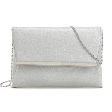 2016 hot sale beautiful Women Ladies Bridal Party Evening Prom Envelope Sequins Clutch Bag Handbag