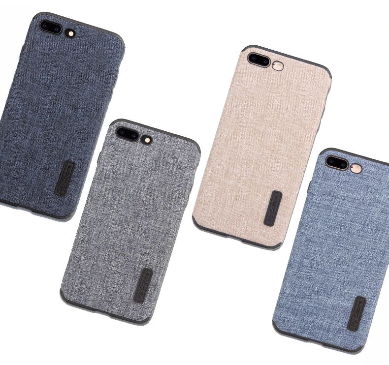 Cloth Case For iPhone 8 8 Plus Fashion Linen Cloth & Soft TPU Silicone Anti-knock Cover For iPhone 7 7 Plus Phone Protective Shell (10)