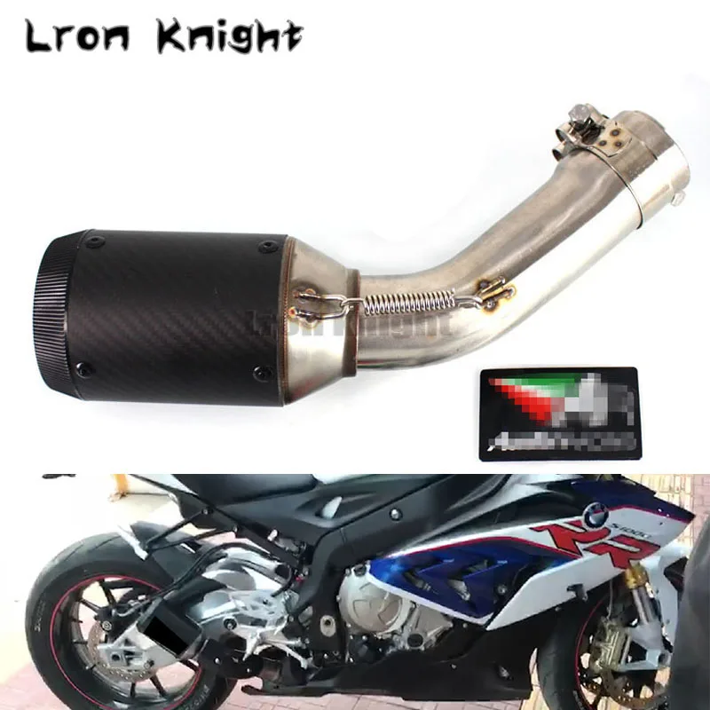 

For BMW S1000RR S1000XR S1000R S1000 RR S 1000 RR XR R 2018 2017 Motorcycle Muffler Exhaust System Pipe Middle Parts Motorbike