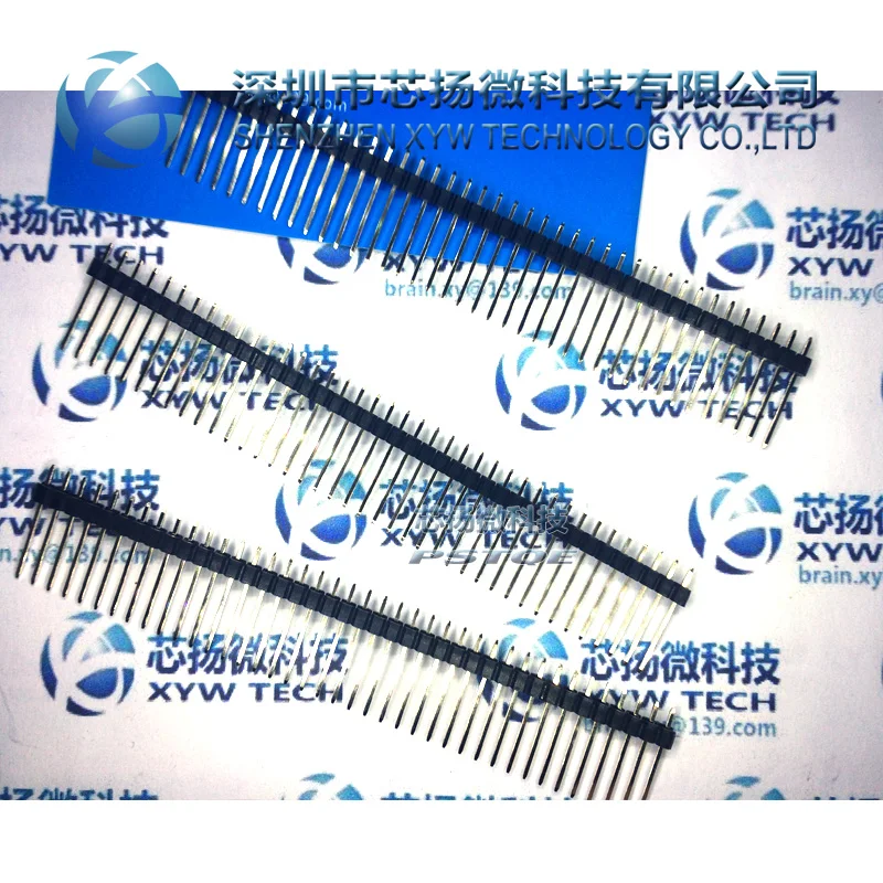 XIN YANG Electronic 2 54 мм 1*40P штырьковый разъем Однорядная длинная железная игла длина: 17 |
