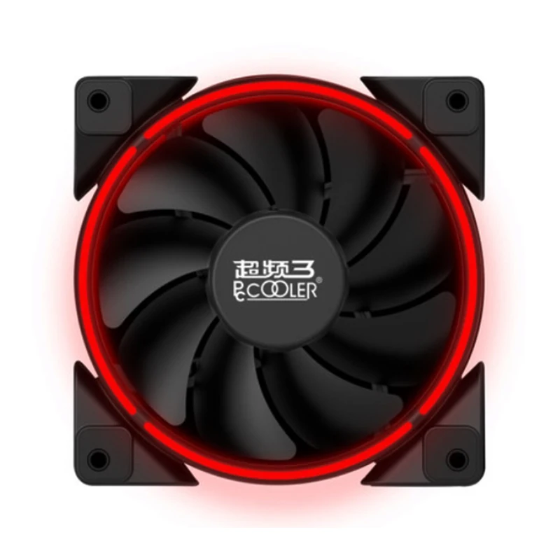 New Hot Blue LED Computer Components Chassis Fan Transparent Desktop Computer Host Cooling Fan Silent 120*120*25mm Fans Cooling