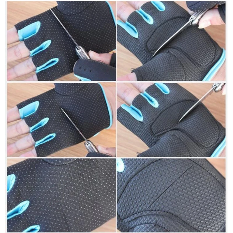 Aolikes Gym Sport Body Building Training Weightlifting Crossfit Gloves For Men Women Fitness Gloves Dumbbells Gym Gloves HBK001