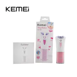 KEMEI KM-1999 Леди электрический эпилятор всего тела личной гигиены удаления волос триммер Батарея питание бикини Бритва для подмышек