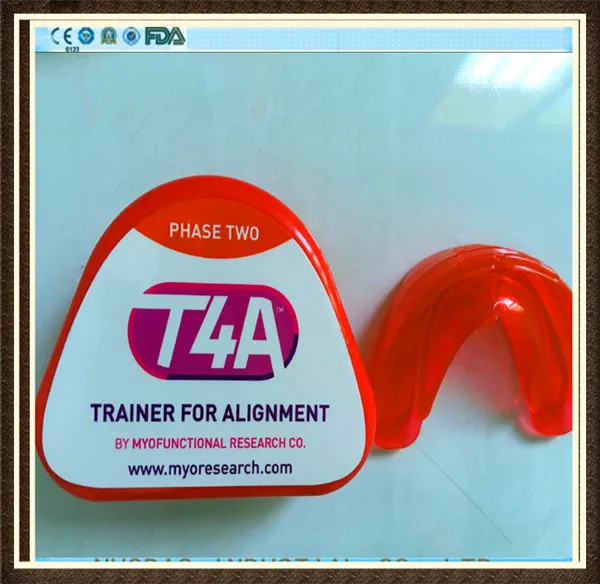 

Good quality Original T4A red hard phase II Dental Orthodontic Appliances Myofunctional