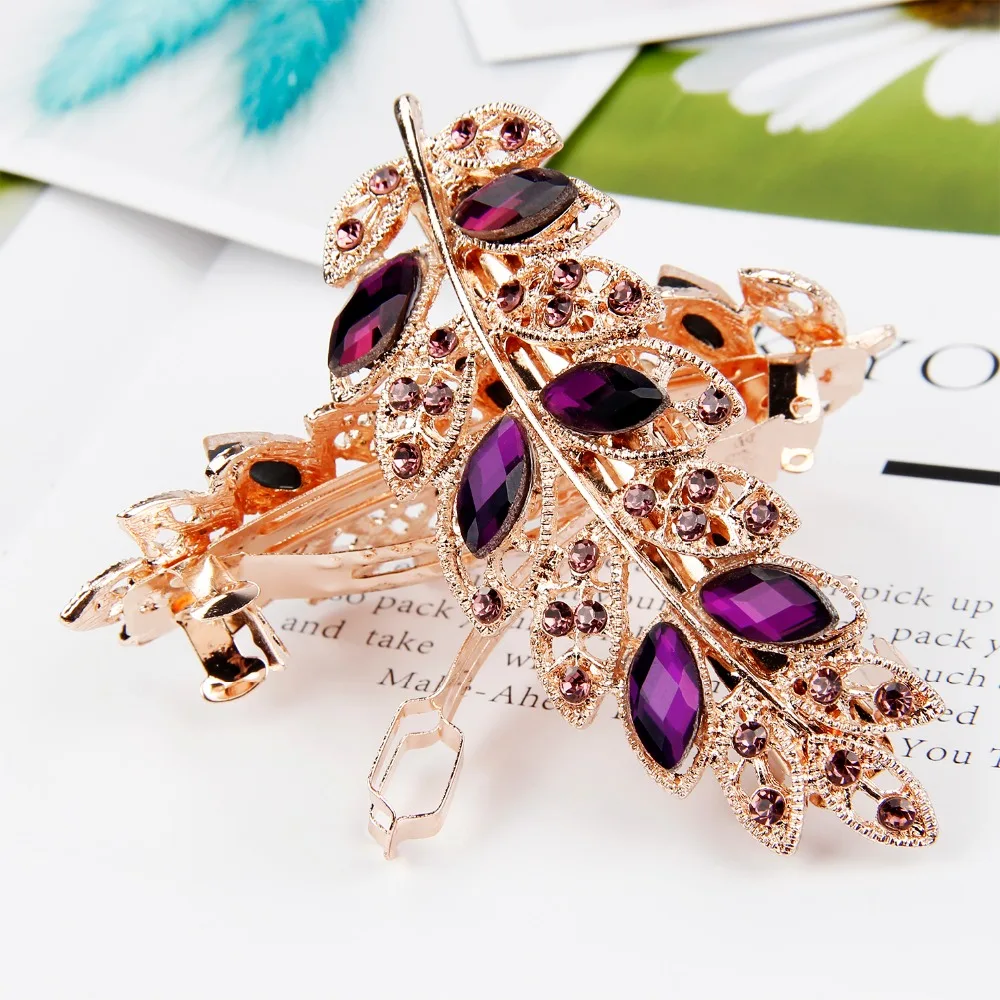 Hair Clips for Women Full Diamond Hairclip Fashion Style Metal 4*1.5inch big size Hairpins BB Hairgrip Girls Hair Accessories Hair Clips for Women Full Diamond Hairclip Fashion Style Metal 4*1.5inch big size Hairpins BB Hairgrip Girls Hair Accessories