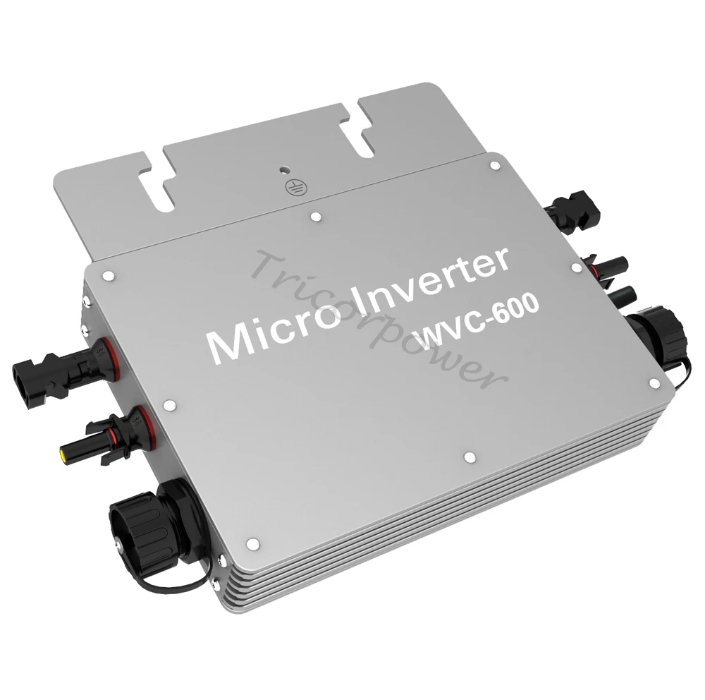 Сетчатый Микро солнечный инвертор WVC600 600 Вт с беспроводной связью MPPT чистая