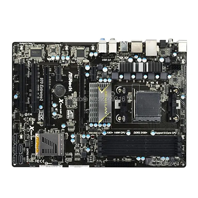 Для ASRock 970 extreme 3 рабочий стол для AMD 970 материнская плата Socket AM3 AM3+ DDR3 SATA3 USB3.0