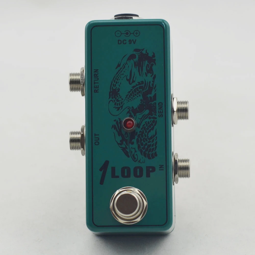 

True-Bypass Looper Effect Pedal Guitar Effect Pedal Looper Switch true bypass guitar pedal Mini Dark green Loop switch
