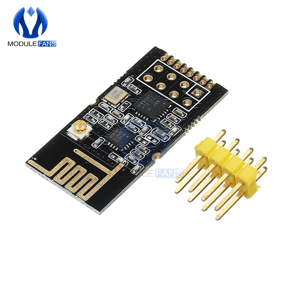 

GT-24 Wireless Module 2.4G NRF24L01+PA+LNA 1100M Distance SMD SPI Board Diy Electronic
