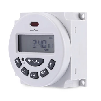 

100pcs L701 DC AC Digital LCD Power Timer Programmable Time Switch 16A timers groups of programs 12V 24V 110V 220V