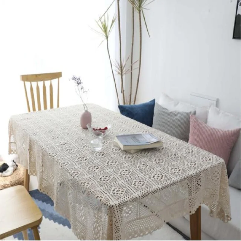 

Home textile garden hand crochet towel cotton the table cloth woven tablecloth openwork tablecloth tablecloth piano towel