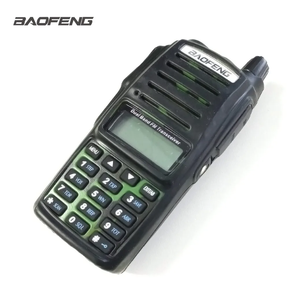 

Baofeng UV-82 Rubber Case UV82 Walkie Talkie Black Silicone Cover Dustproof Wear Resistant Black Baofeng Radio Case accessories