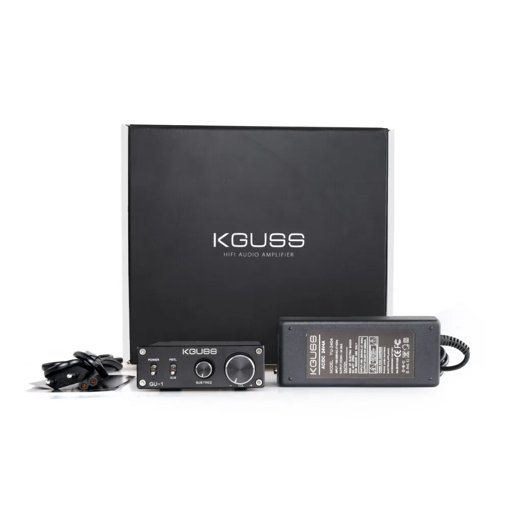 KGUSS GU-1 HiFi 100 Вт* 2 Полнодиапазонный моноцифровой усилитель чип TPA3116D2 NE5532P