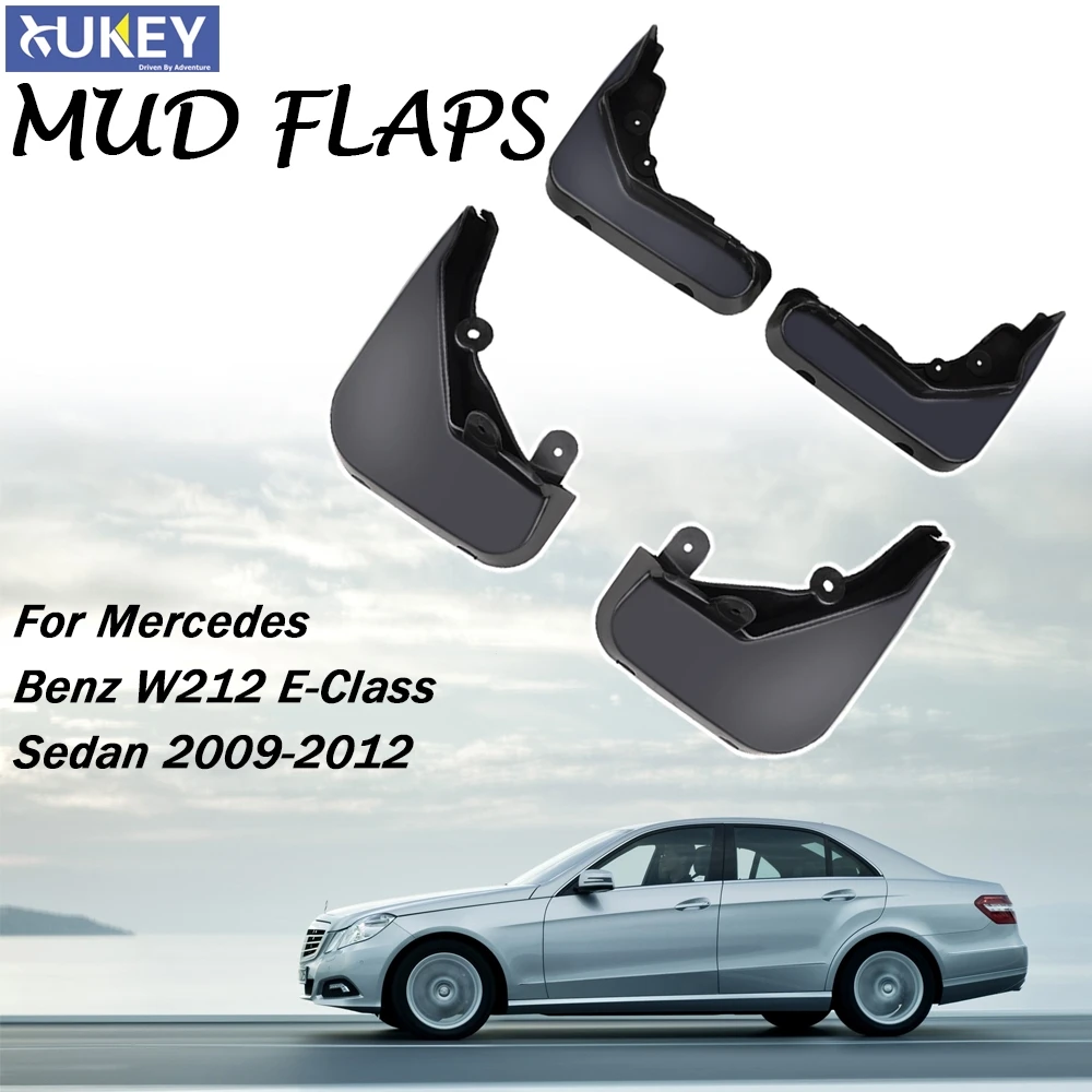

Mud Flaps For Mercedes Benz E Class E-Class W212 Sedan 2008 - 2012 Mudflaps Splash Guards Front Rear Mudguards Fender 2009 2010