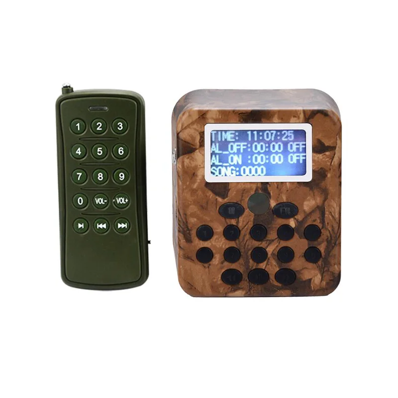 Outdoor Hunting Decoy Birds Caller MP3 Player Bird Sound caller with